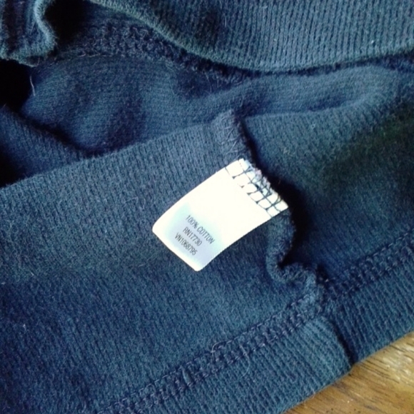 🍀EUC Black 100% Cotton Merona Full Zip Sweater Jacket!!!! - Picture 5 of 8